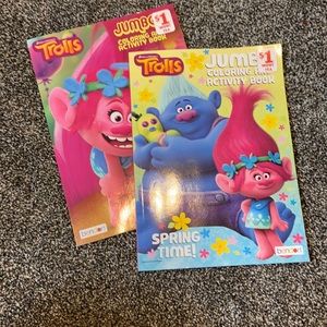 Troll colouring books